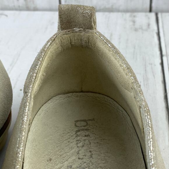 Bussola Metal Washed Vapor Cannes Canta Slip On Flats Size 7.5 EU 38 - Picture 13 of 16